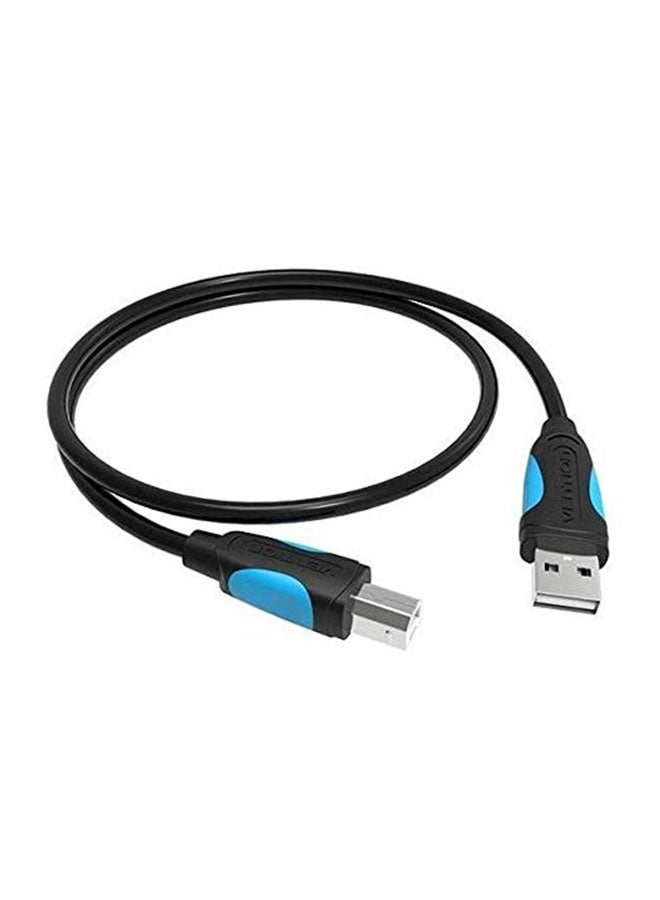 فينشن كابل طابعة USB ذكر A إلى ذكر B الأسود / الأزرق - Image 1