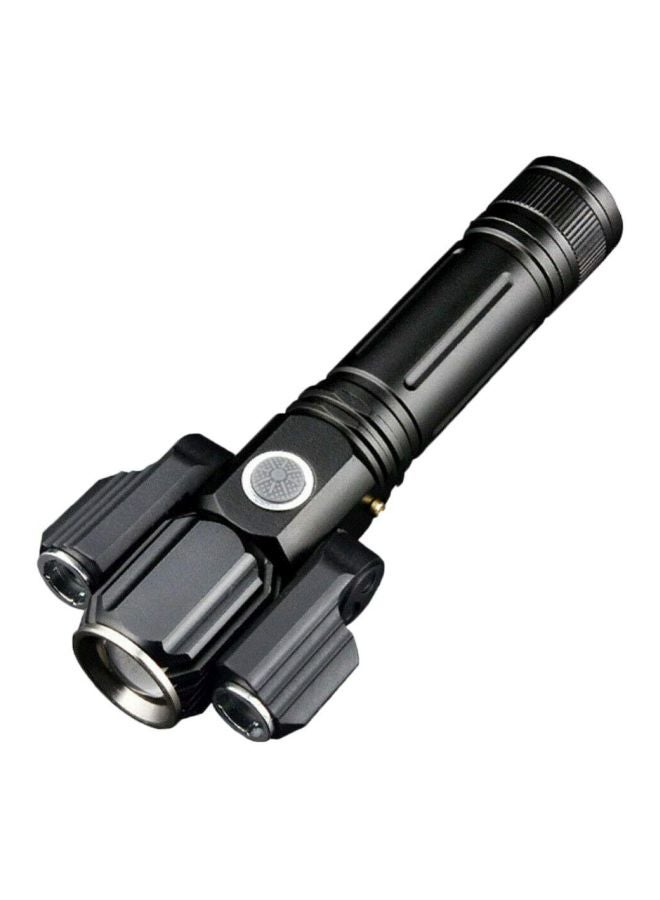 Sunshine Electric LED Torch With 3 Head Black 14.6centimeter - Image 1
