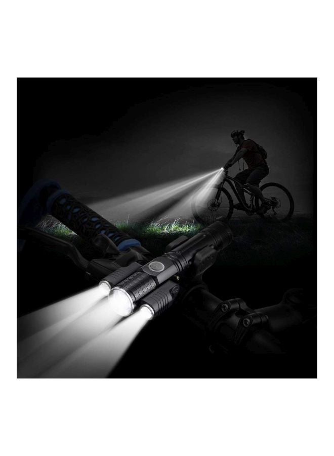 Sunshine Electric LED Torch With 3 Head Black 14.6cm - Image 2