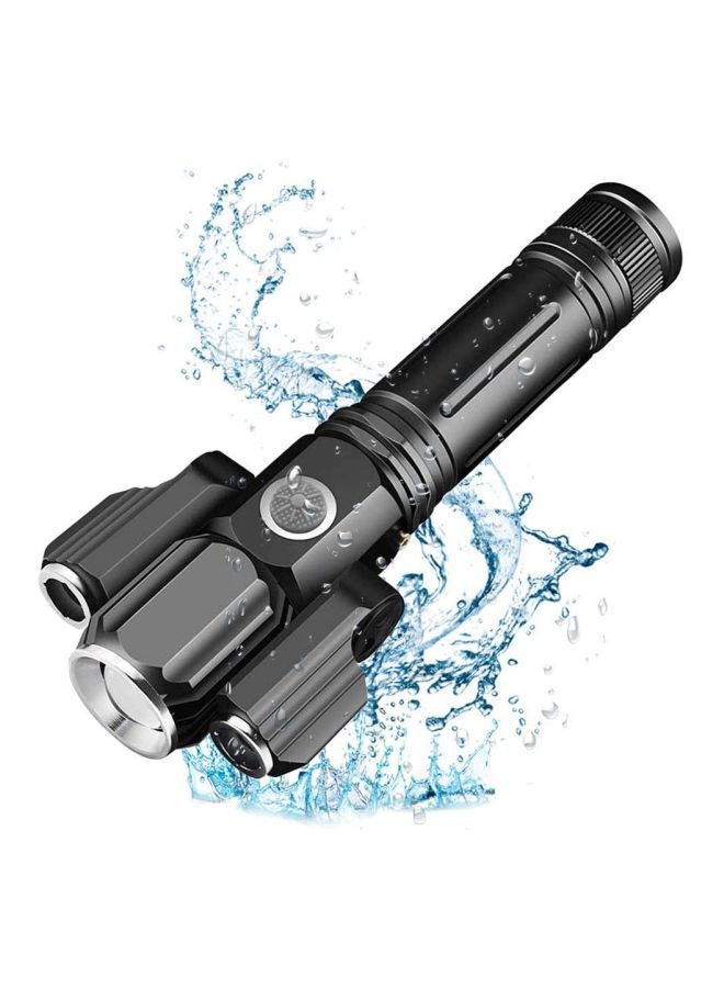 صن شاين مصباح يدوي كهربائي بإضاءة LED ب3 رؤوس أسود 14.6Ø³Ù†ØªÙŠÙ…ØªØ± - Image 2