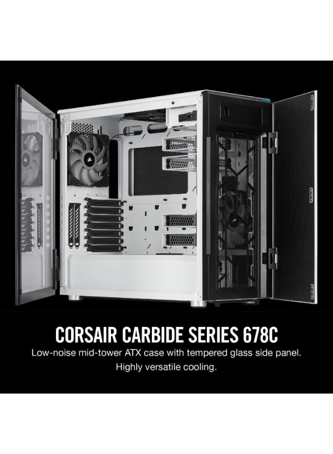 CORSAIR - 678C Mid-Tower Case White - Image 1
