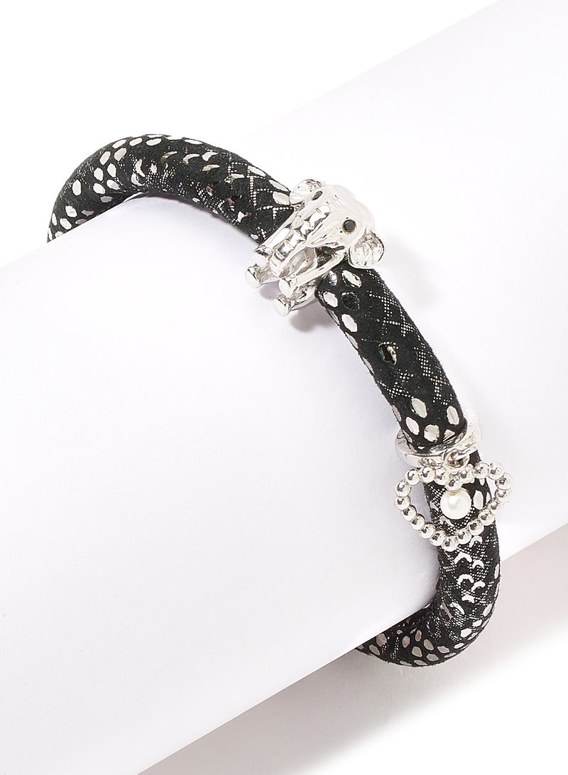 CHRISTINA DESIGN LONDON Sterling Silver Bracelet With Amethyst Gemstone  - Image 2