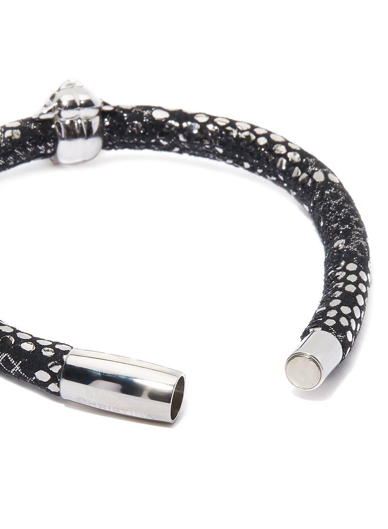 CHRISTINA DESIGN LONDON Sterling Silver Bracelet With Amethyst Gemstone  - Image 3