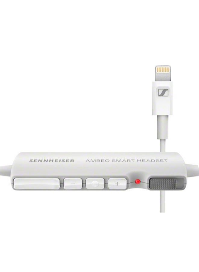 Sennheiser - AMBEO Smart Wired In-Ear Headphones White - Image 1