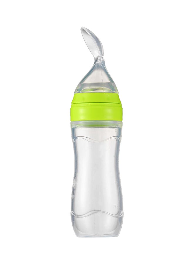 Food Dispensing Spoon Juice Cereal Feeding Bottle - Image 1