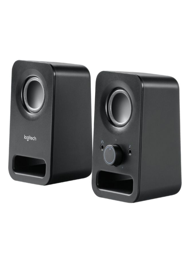 Logitech - Multimedia Speakers With Stereo Sound Z150 Black - Image 1