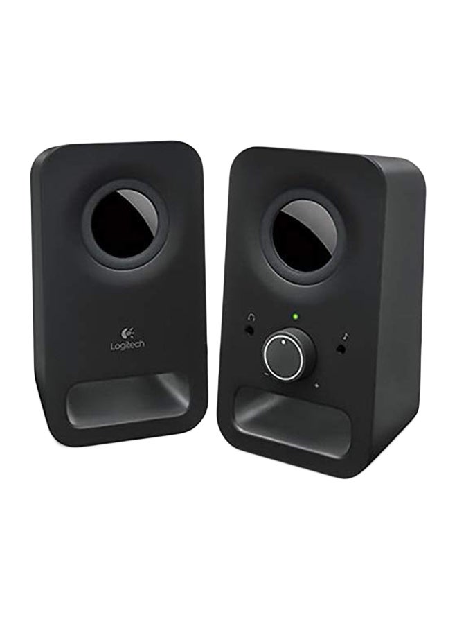Logitech - Multimedia Speakers With Stereo Sound Z150 Black - Image 1