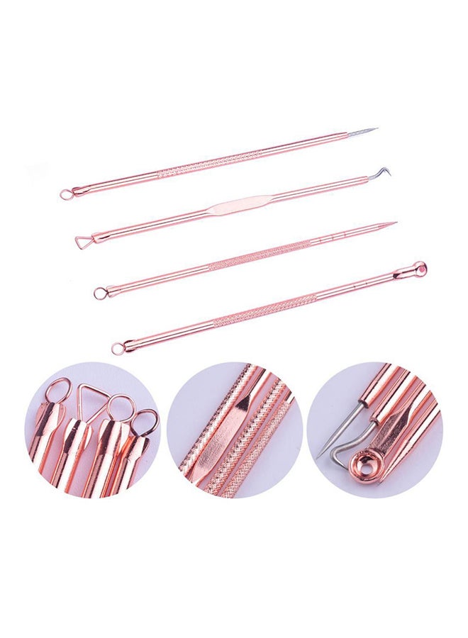 Generic 4-Piece Blackhead Remover Needle Set Rose Gold  - Image 2