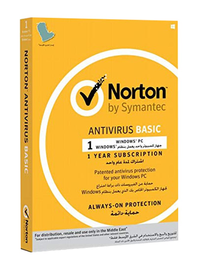 Norton Antivirus Basic Yellow - Image 1