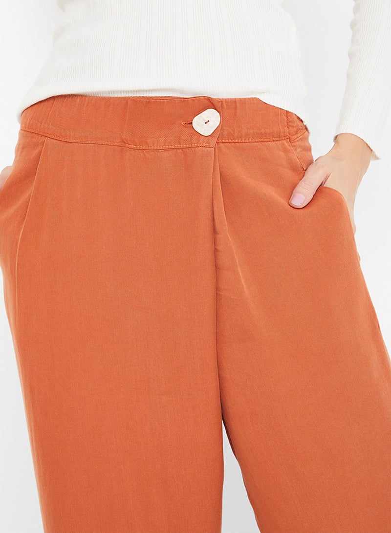 Stock - Dual Pocket Culottes Rust - Image 1