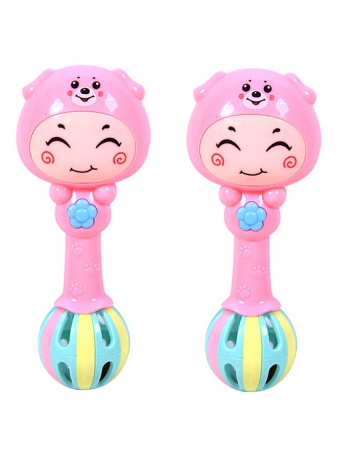 Better Look 2-Piece Baby Hand Bells Rattle Toy Set