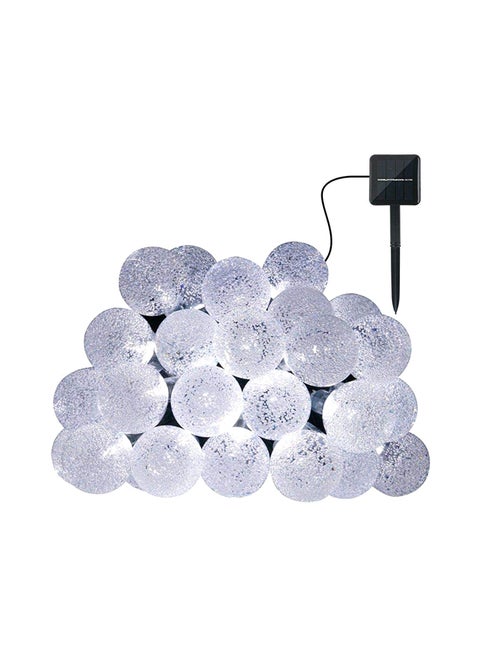 Led Solar Powered String Fairy Bubble Shaped Lights Multicolour 1.3x2.2x1.5inch