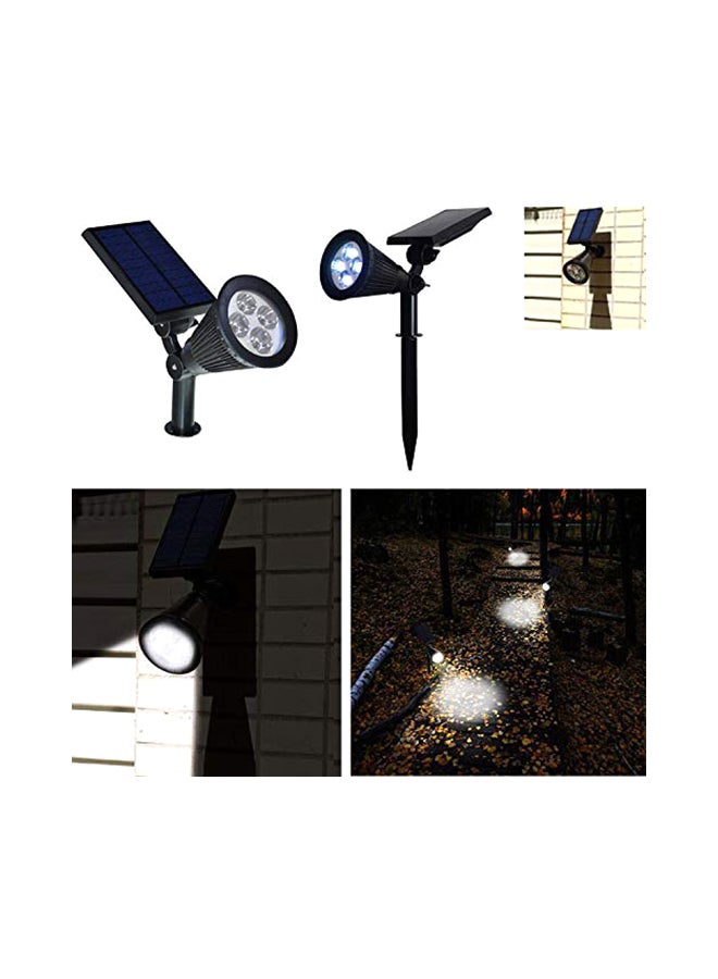 Generic 2-Piece Solar Powered Spot Light Set Black  - Image 2