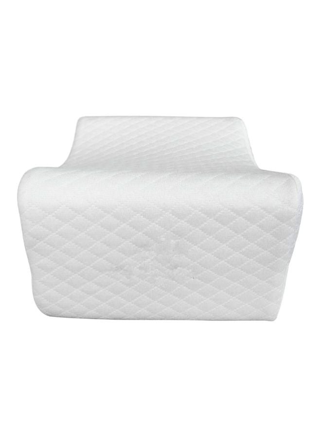 Generic - Foam Sciatic Nerve Pain Relief Knee Pillow cotton White 24x21x14.5cm - Image 1