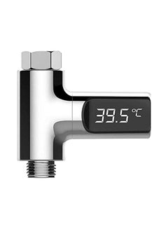 Generic Led Digital Shower Water Thermometer Monitor Silver 1x15.8x8.8cm 