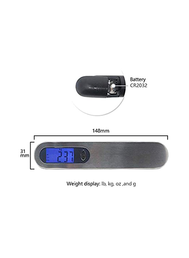 Generic - Portable Digital Luggage Scale Silver - Image 1