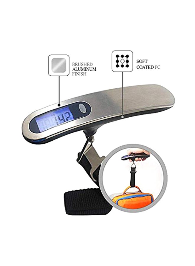 Generic - Portable Digital Luggage Scale Silver - Image 1