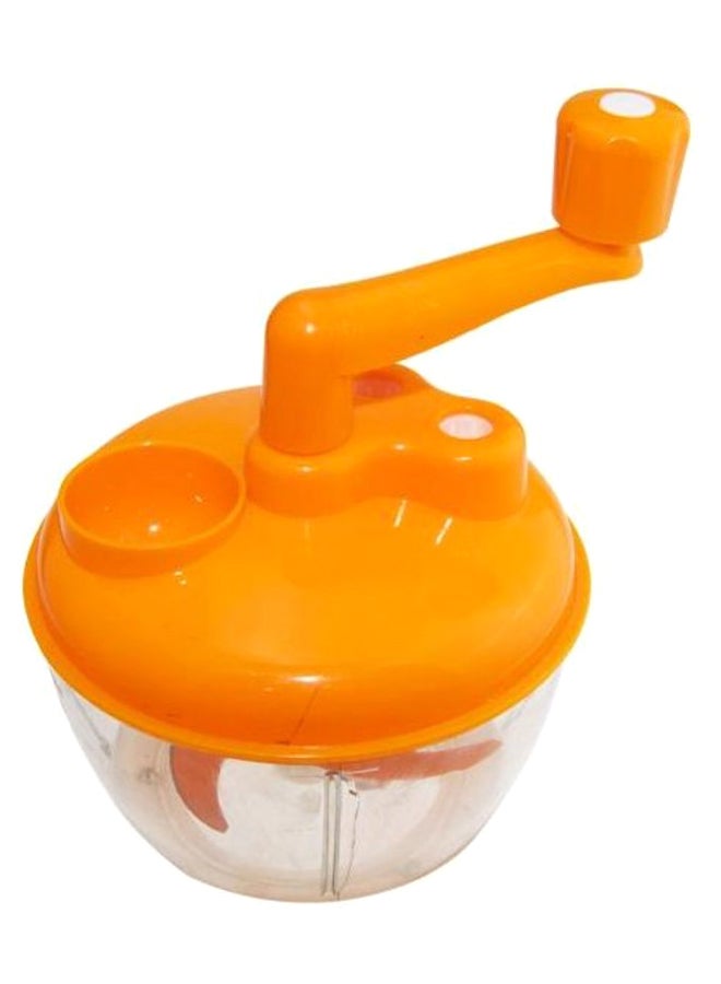 قطاعة متعددة الوظائف للأطعمة برتقالي/شفاف 15Ø³Ù†ØªÙŠÙ…ØªØ±