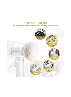 Gerenic 5 in 1 Electric Magic Cleaning Brush White/Yellow 1.8 x 8.4 x 4.4inch  - Image 2