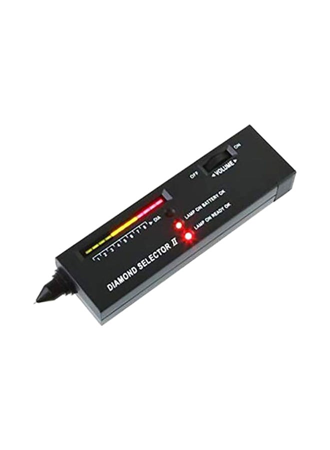 Gerenic - Portable Diamond Selector II Moissanite Gemstone Tester Tool H8809 Black 2 x 7.8 x 4.6inch - Image 1