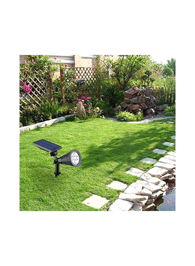 جيرينك مصباح فناء يعمل بالطاقة الشمسية للأماكن الخارجية أسود - Image 3