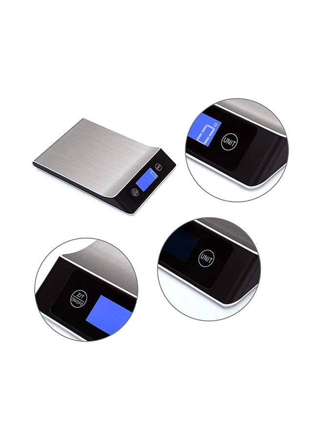 جيرينك ميزان مطبخ بشاشة رقمية فضي 245x168x28مم - Image 2