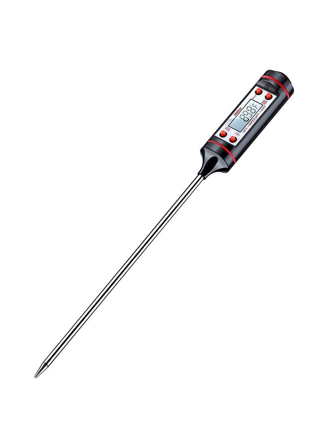 Cooking Meat Digital Thermometer Black 15centimeter