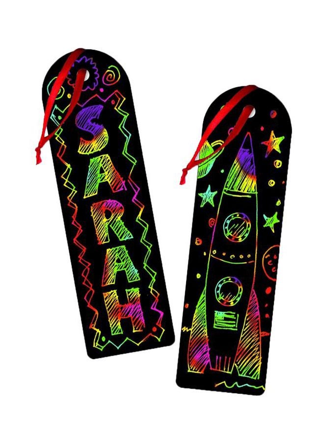 Melissa & Doug - 36-Piece Scratch Art Bookmark Party Pack Activity Kit 5906 - Image 1