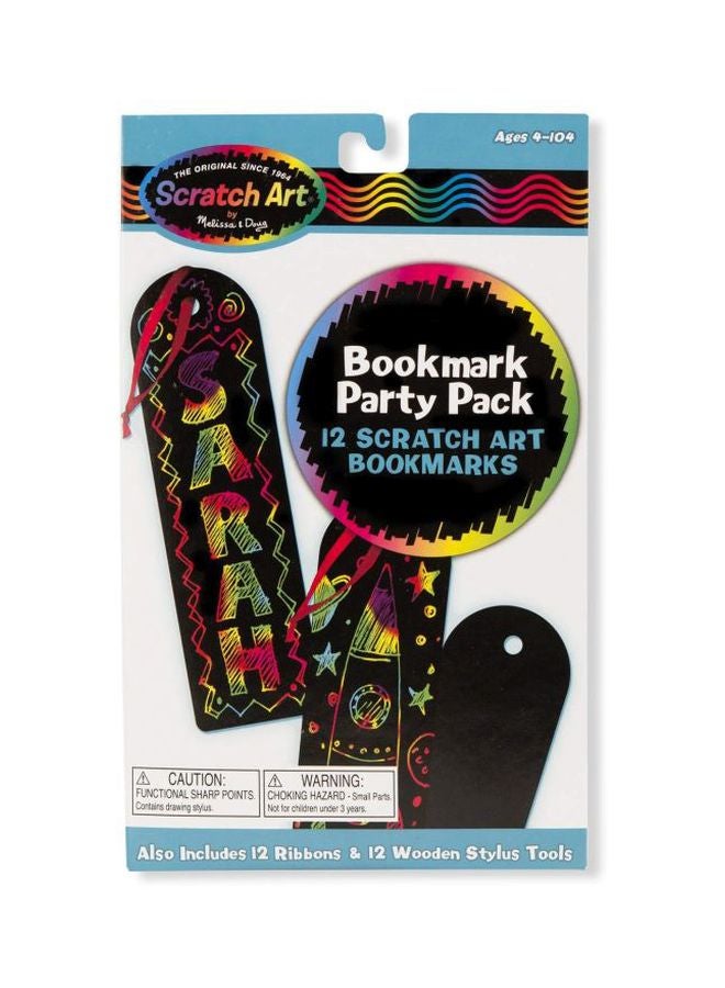 Melissa & Doug - 36-Piece Scratch Art Bookmark Party Pack Activity Kit 5906 - Image 1