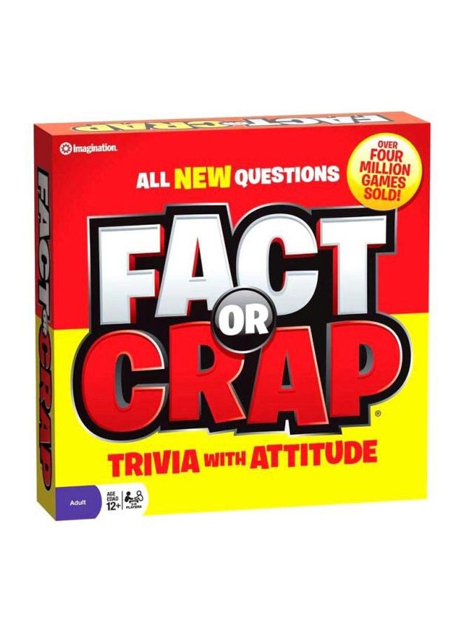 Fact Or Crap Board Game Set