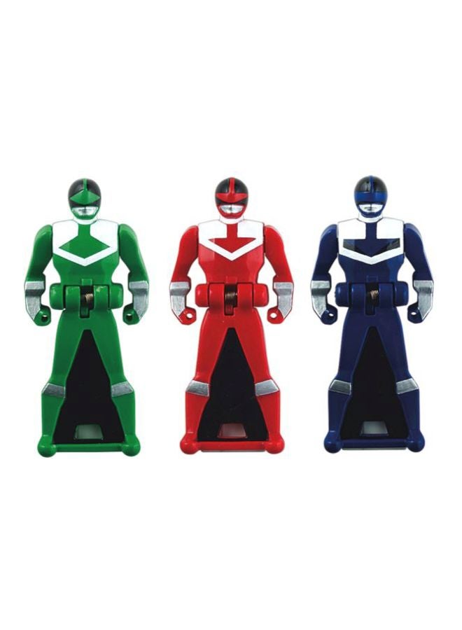 باور رينجرز مجموعة مجسمات مقاس 2.5-بوصة من مسلسل "Time Force Legendary Ranger" من 3 قطع طراز 38264