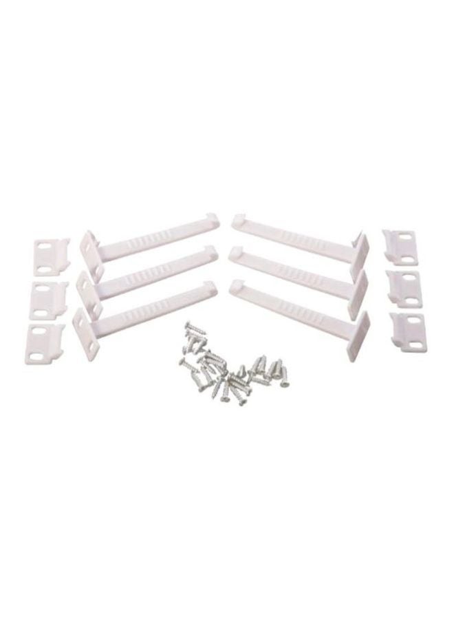 dreambaby Safety Catches, Pack of 6 - White - Image 1