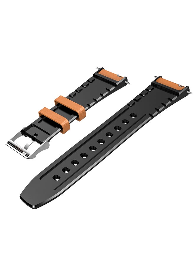 KOSPET سوار ساعة يد من الجلد طراز 3804. بني - Image 2