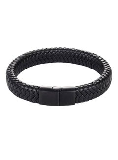 Titanium Leather Bracelet