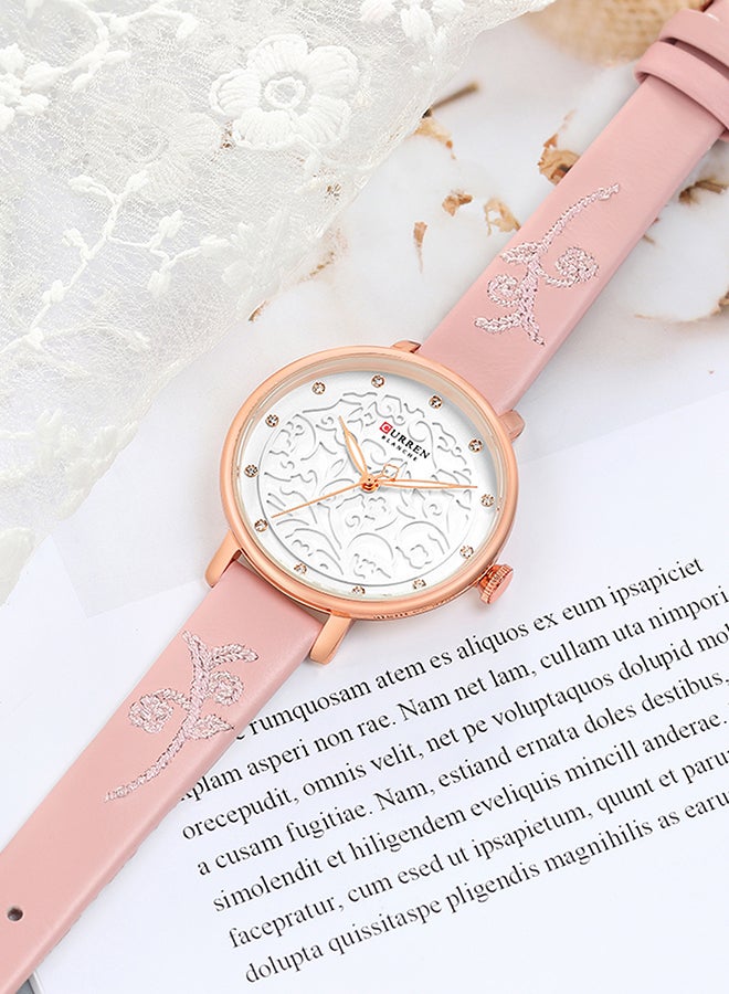 CURREN Women's Pu  Leather Analog Wrist  Watch 4341  - Image 3