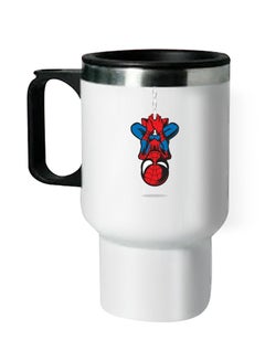 Spiderman Printed Thermal Mug White/Red/Blue