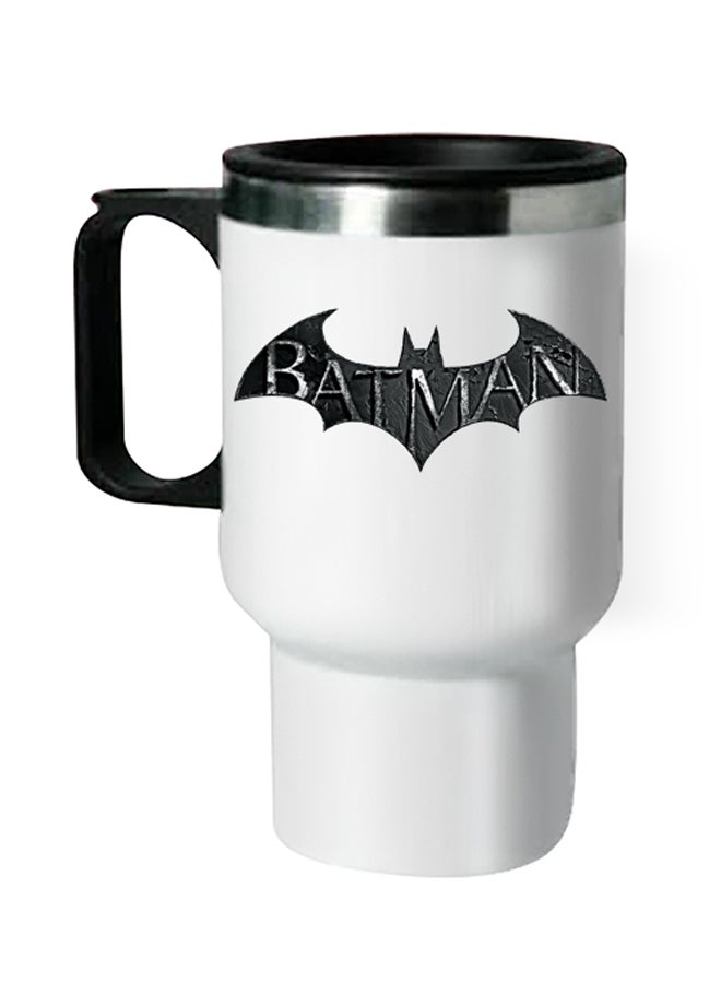 Batman Printed Thermal Mug White/Black 