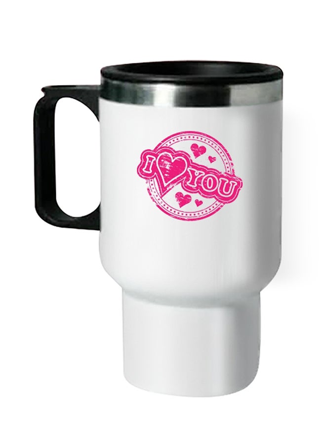 Printed Thermal Mug White 