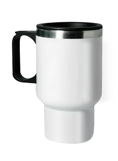 Plain Thermal Mug White 10cm