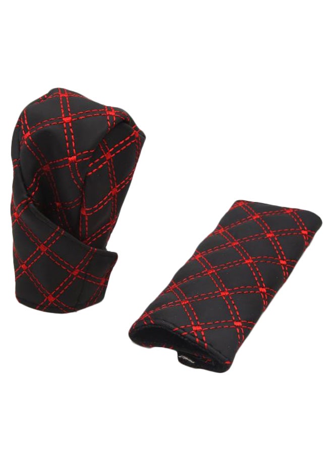 صن شاين غطاء مقبض ناقل السرعة وكم فرامل اليد للسيارة - Image 1