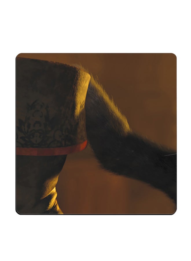 Puss In Boots Printed Coaster Multicolour 9x9cm