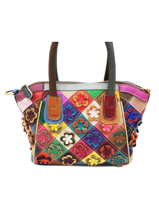 J&J Elegant Design Light Weight Shoulder Bag Pink/Blue/Green - Image 2