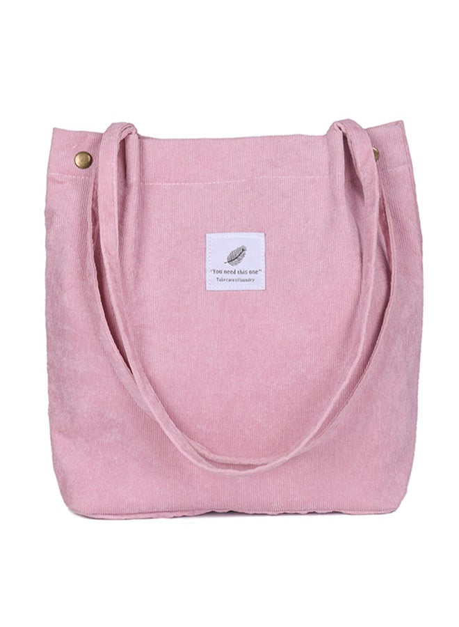 Stylish Canvas Bag Pink  - Image 1