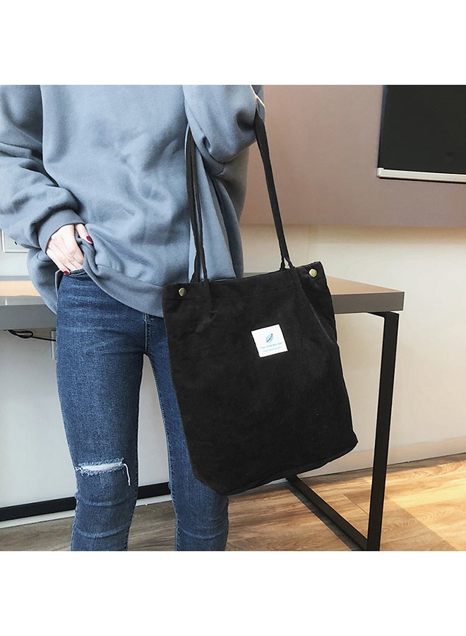 Stylish Canvas Bag Black  - Image 3
