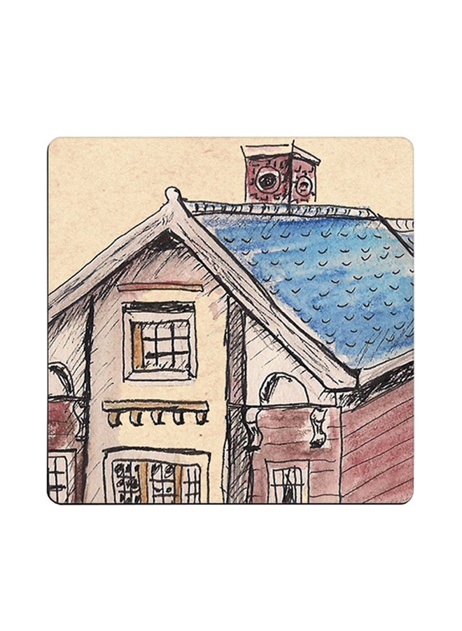 Taiwan Nature Poster Printed Coaster Multicolour 9x9cm