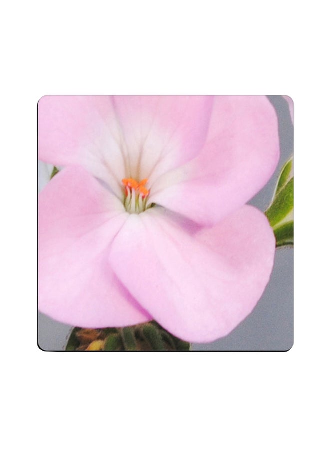 Indian Flowers Printed Coaster Multicolour 9x9cm