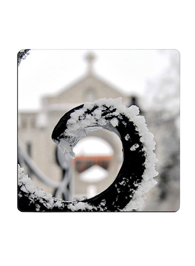 Generic - Manitoba Gate Printed Coaster Multicolour 9x9cm - Image 1