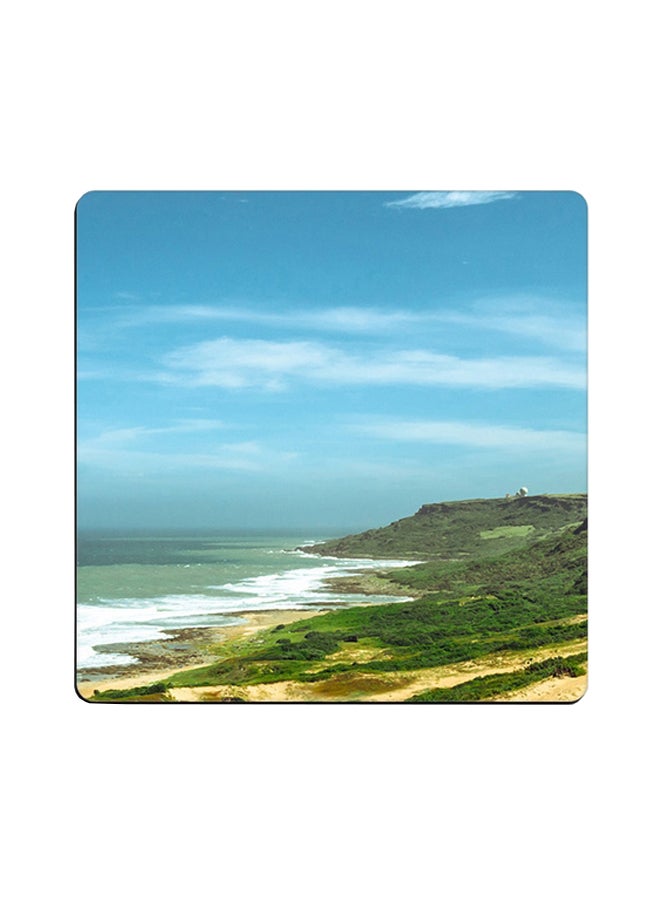 Ping Tung County Taiwan Printed Coaster Multicolour 9x9cm