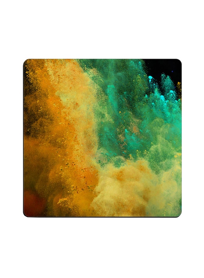 Abstract Printed Coaster Multicolour 9x9cm