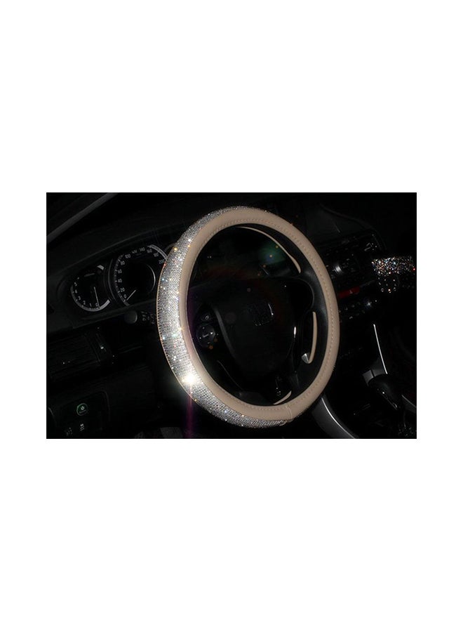 Generic Full Drill Diamond Steering Wheel Cover  - Image 3